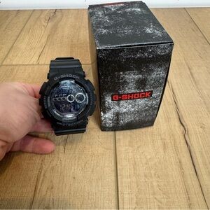 Casio G-Shock Black GD100-1B Watch Military Shock Resistant Tactical Rugged